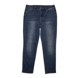 CHICO'S $99 So Slimming‎ Girlfriend Ankle Stretch Denim Jean Chico's 0.5 / US 6